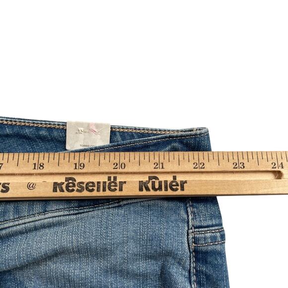 Torrid Jeans Women Plus 24R Slim Through Hip and Thigh Boot Cut Mid Rise Stretch - Picture 7 of 16